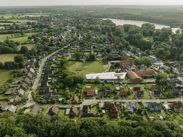 Lütjensee Dorfmitte Drohne&nbsp;&copy;&nbsp;Gemeinde Lütjensee - Fotograf Jakob Börner